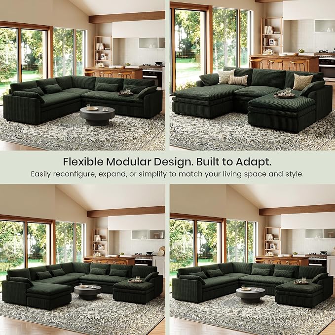Belffin Large Modular Sectional Sofa - Image 5