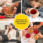 Tiesta Tea - Orange Dream Float Tea, Loose Leaf, Orange Cream Herbal Tea, Premium Caffeine-Free Tea Blend, Make Hot or Iced & Up to 200 Cups, 16 oz Resealable Bulk Pouch