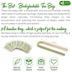 FreshDrinkUS, Premium 135 Rosemary Leaf Tea Bags, 100% Natural and Pure Rosemary Dried Leaves, Pure Rosemary Herbal Tea, No Additives, No Caffeine, No Gluten, Vegan. (135 Tea Bags)