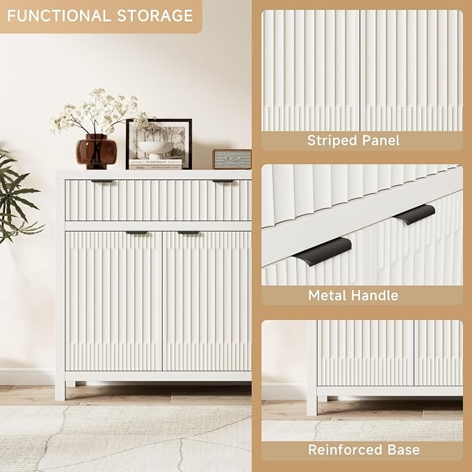 Fatmok Fluted Buffet Cabinet - Image 5