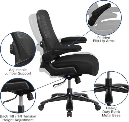 Flash Furniture Big & Tall Swivel Office and Gaming Chair - Image 12