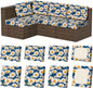 8Pcs Outdoor Cushion Covers, Stretch Patio Furniture Couch Chair Slipcovers | by VORSHAPE