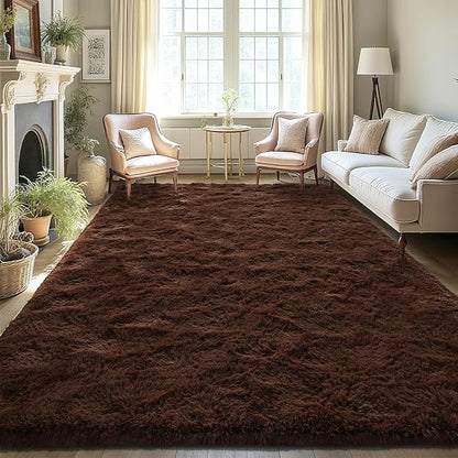 LOCHAS Area Rugs 10x14 Fluffy Living Room Carpets by LOCHAS