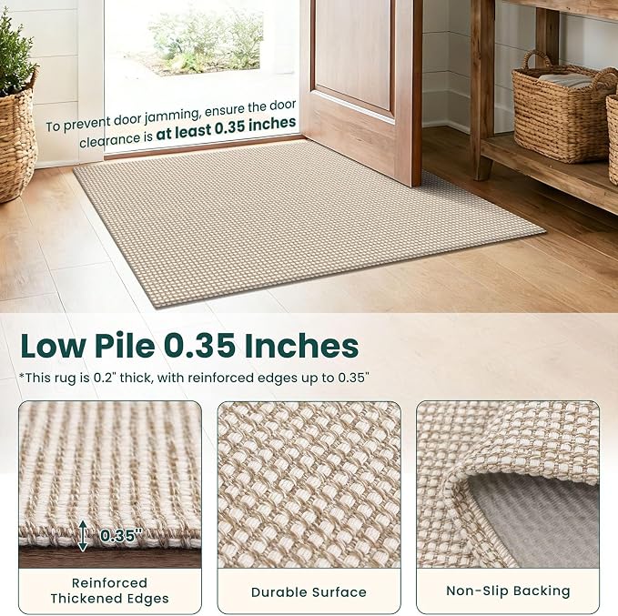 KOZYFLY Runners for Hallways 2x5 ft Washable Kitchen Runner Non Slip Rubber - Image 5