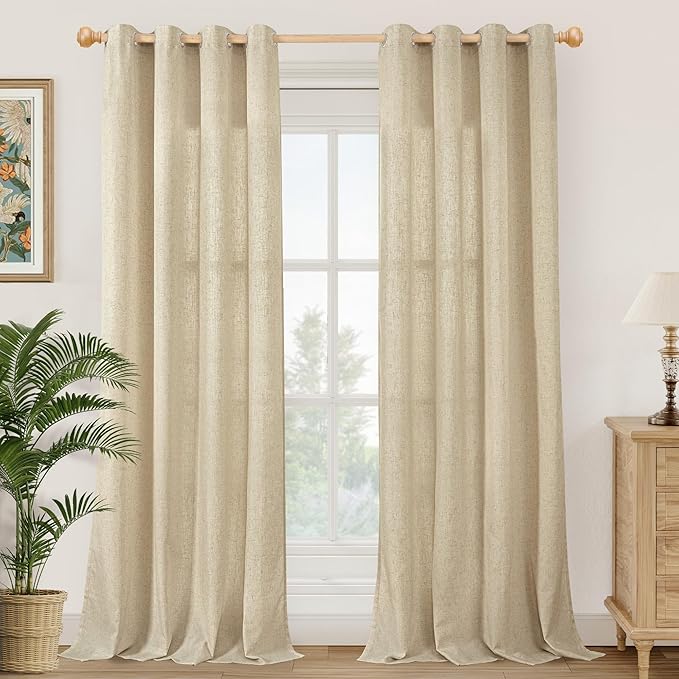 YoungsTex Burlap Linen Curtains by YoungsTex