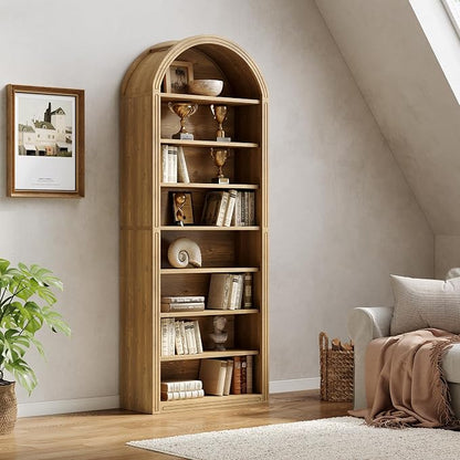 LITTLE TREE 8-Tier Bookcase, 78.7" Tall Bookshelf - Image 4