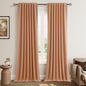 100% Blackout Curtains 102 Inch Length 2 Panels Set by Guken