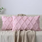Set of 2 Soft Moroccan Throw Pillow Covers 12x20 Inch Plush Boho Decorative by Cozoomy