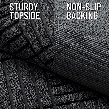 OLANLY Front Door Mat Outside Entrance 33x21, Waterproof Heavy-Duty Doormat | - Image 4