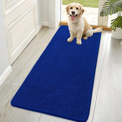 OLANLY Dog Door Mat for Muddy Paws 70x35, Super Absorbent Chenille Mud Mat | by OLANLY