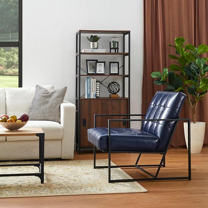 Glitzhome Mid Century Modern Accent Chair, Modern Living Room Chairs - Image 8