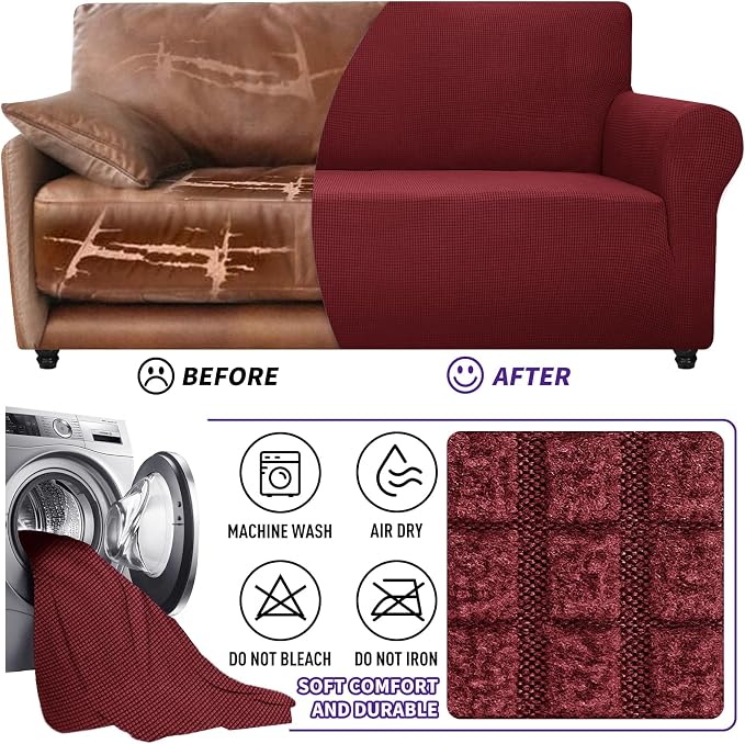 ZNSAYOTX Super Stretch Chair Slipcover Universal Sofa Chair Covers - Image 7