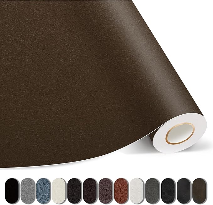 Leather Repair Patches, 17X395 Inch Self-Adhesive Leather Repair Tape, Stretch by GiveYourFurnitureaNewLife