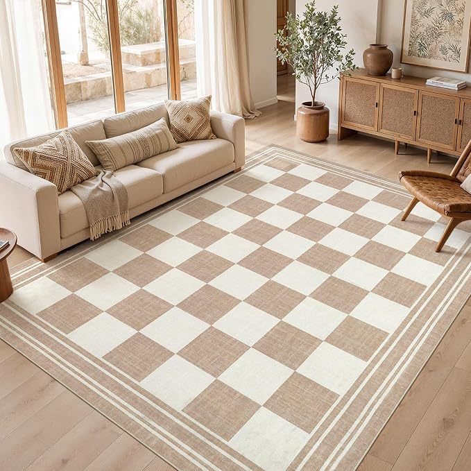 cotiled Boho 10x12 Area Rug for Living Room: Large Moroccan Washable Rug | by COTILED