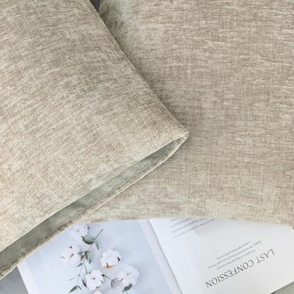 CaliTime Decorative Standard Throw Pillow Covers 26 X 20 Inches Light Taupe | - Image 6