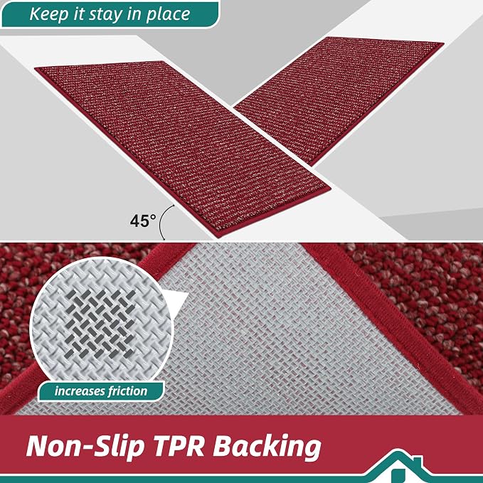 BEQHAUSE Kitchen Runner Rugs 24"x60", Kitchen Mats - Image 4