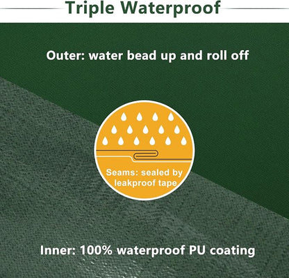 Favoyard Patio Chair Cushions 24 x 24 x 4 Inch Waterproof Outdoor Seat Cushions - Image 4
