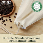 Reusable Cold Brew Bags & Cold Brew Coffee Bags Reusable - for Toddy Systems | 100% Natural Organic Cotton Cold Brew Filter Bags 2-Pack + 2 Bonus 304 Silver Spoons