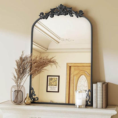 VooBang 26x38 inch Vintage Arched Bathroom Mirror - Image 4