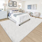 White Rug for Living Room 5x8ft Fluffy Area Rug Mat Bedside Throw Rug for by JiaoBaba