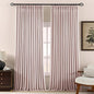 Pinch Pleated Linen Curtains 100% Blackout 102 Inches Long by AUSSPVOCT