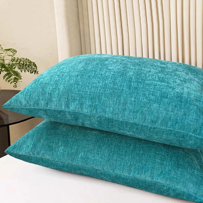 CaliTime Decorative Standard Throw Pillow Covers 26 X 20 Inches Lake Blue | - Image 3