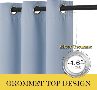 NICETOWN Blackout Curtains 120 inch Length - Image 6