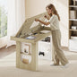 55" Convertible Computer Desk, 2-in-1 Flip-Top Desk & Dining Table by ModernMate