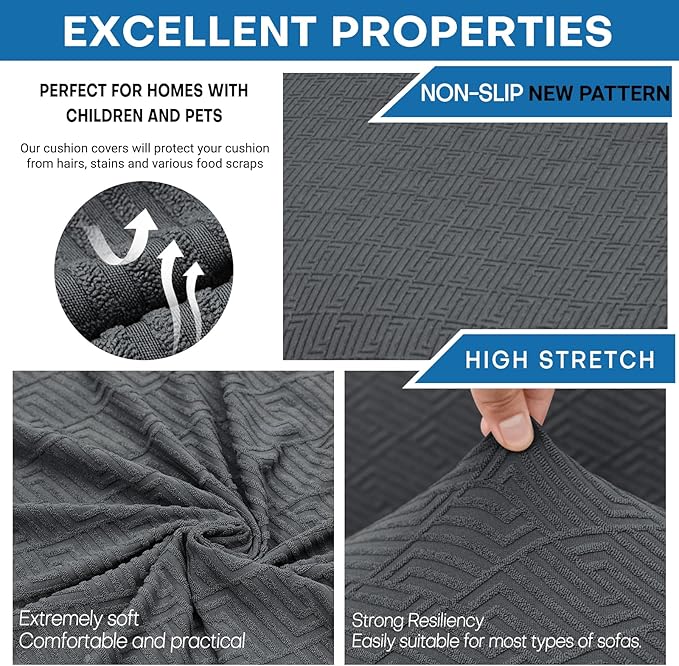 XINEAGE 2026 New 4 Pieces Couch Covers - Image 5