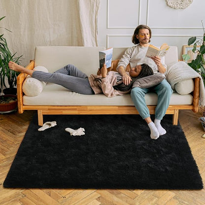 Chicrug Soft Area Rugs for Bedroom Living Room Plush Fluffy Rug 6x9 | Shag - Image 5