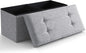 Storage Ottoman Bench Foldable Seat Footrest End of Bed Ottoman by CUYOCA-MakeYouFeelComfort