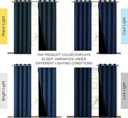 NICETOWN Total Shade Curtains and Draperies, Heavy-Duty Full Light Shading - Image 2