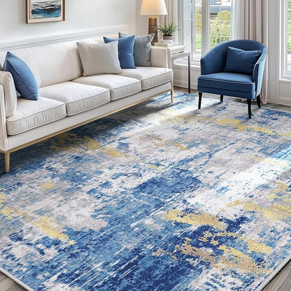 RELEANY Washable Square 7'x7' Area Rug - Image 2
