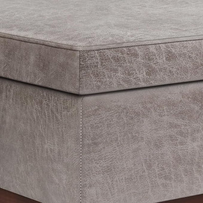 SIMPLIHOME Owen Lift Top Coffee Table Storage Ottoman - Image 6