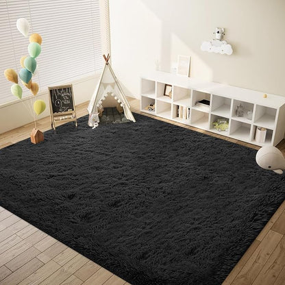 6x9 Area Rug for Living Room: Fluffy Shag Soft Washable Rugs Large Fuzzy Plush - Image 6