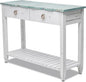 Sea Winds Trading Picket Fence Console Table Kiln-Dried Solid Mindi Wood by LineageCollections