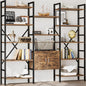 INNOD 70" Triple 5 Tier Book Shelf, Large Industrial Bookcase by INNODToddlerTower