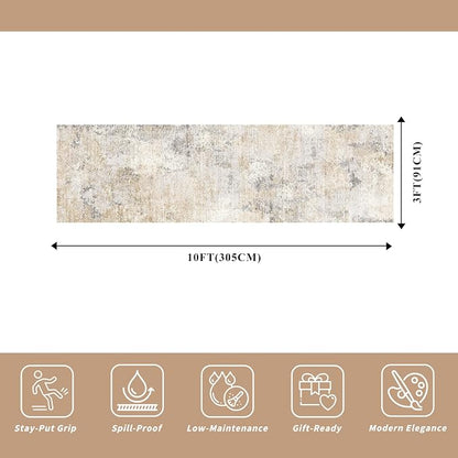 3x10 ft Long Hallway Runner Rug – Non-Slip Washable Kitchen Floor Rug - Image 2