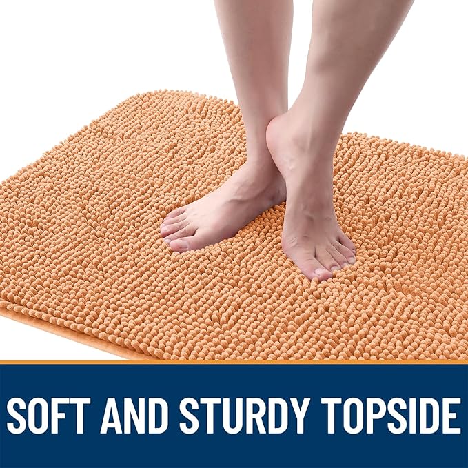 OLANLY Dog Door Mat for Muddy Paws 54x32, Super Absorbent Chenille Mud Mat | - Image 4