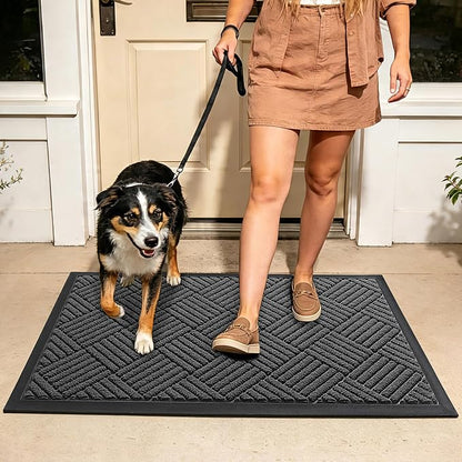 Front Door Mat, Heavy Duty Waterproof Doormat 31.5"x20", Stain Fade Resistant - Image 9