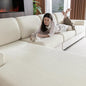 OHSIO Sectional Couch Covers, Wear Resistant Stretch Sofa Covers Washable Soft by OHSIO