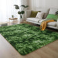 Fluffy Moss Green Area Rugs for Bedroom Living Room 4x6 Ft, Non-Slip Carpet | by PAGISOFE