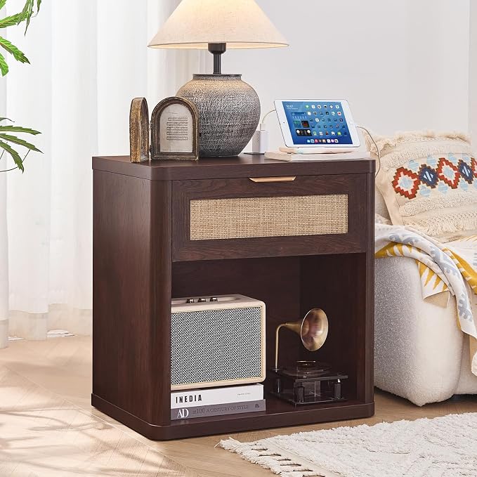 LEYAOYAO Rattan Nightstands Set of 2 - Image 9