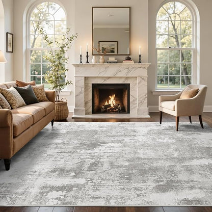 5x7 Ft Area Rugs for Living Room, Soft Non-Slip Washable Rugs Modern Abstract - Image 2