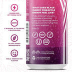 Yerbaé Energy Beverage - Black Cherry Pineapple, 0 Sugar, 0 Calories, 0 Carbs. Yerbae is Energized by Yerba Mate, Plant-Based, Healthy Alternative to Sugary Drinks, 16oz cans (12 Pack)