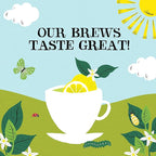 Clipper Tea Green Tea & Lemon Teabags – USDA Organic, Great Hot or Iced – Bright, Zippy, Natural, Fair & Delicious – 50 Tea Bags