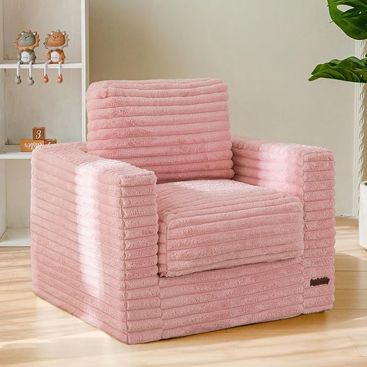 MAXYOYO Kids Bean Bag Chair, Comfy Faux Fur Bean Bag Sofa by MAXYOYO