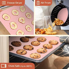 Silicone Baking Mat, 16 IN x 6 FT Free Cutting Baking Sheet, Non-Stick Reusable Dough & Pastry Mat, Non-Slip Silicone Mat Roll for Air Fryer Liner, Freeze Dryer, Oven Baking Pan, Kitchen Counter