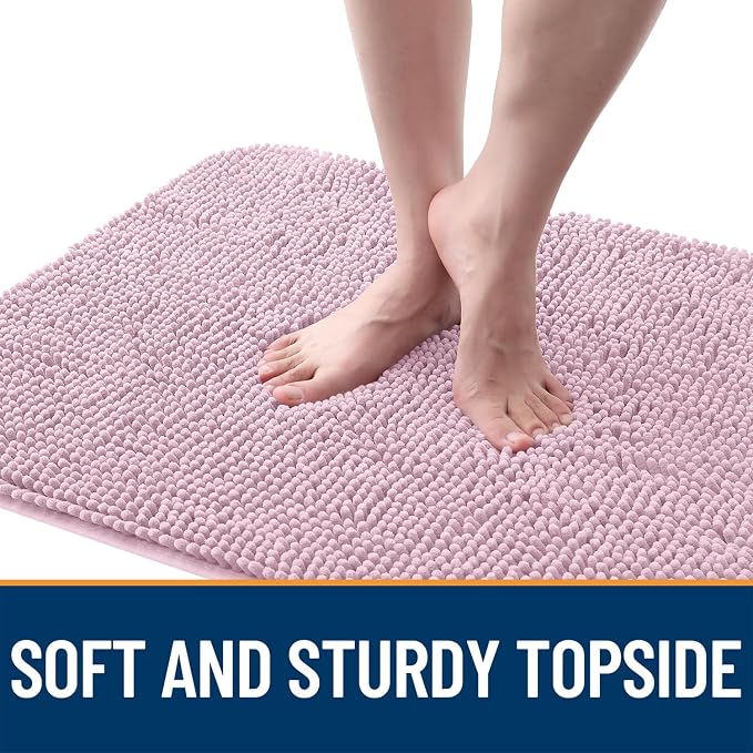 OLANLY Dog Door Mat for Muddy Paws 54x24, Super Absorbent Chenille Mud Mat | - Image 4