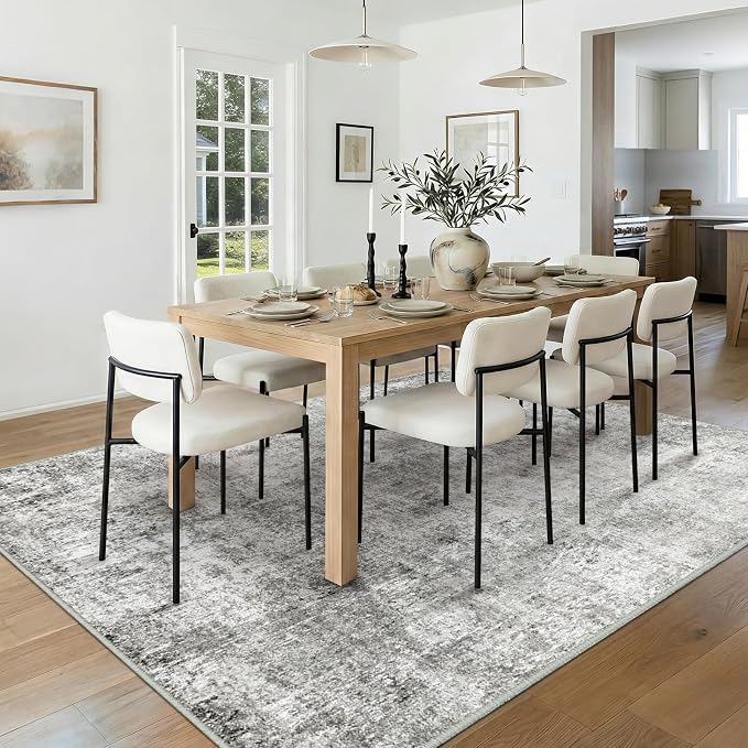 RELEANY Washable 6'x8' Abstract Area Rug - Image 3